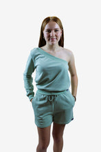 Load image into Gallery viewer, 2 Piece Half Shoulder Jersey Set, GUA