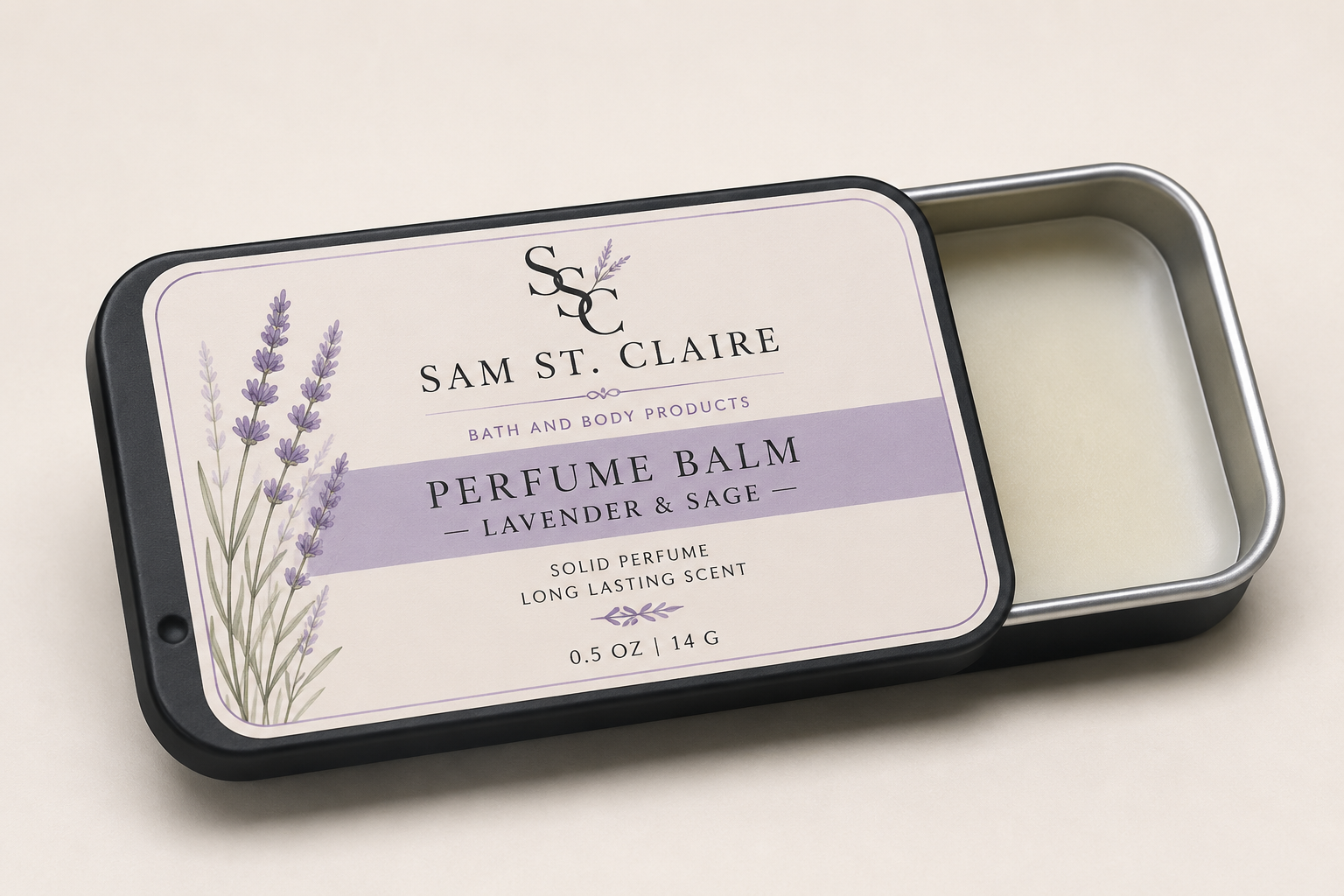 Lavender and Sage Perfume Balm