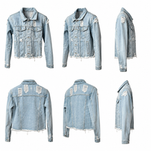 Load image into Gallery viewer, Crop Jean Jacket
