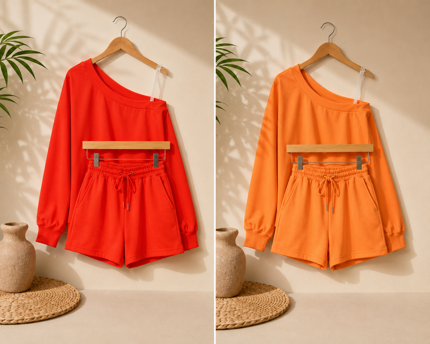 Pre-Order_Jersey Two-Piece, Half Shoulder
