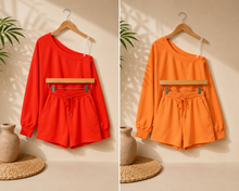Load image into Gallery viewer, Pre-Order_Jersey Two-Piece, Half Shoulder
