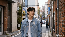Load image into Gallery viewer, Crop Jean Jacket
