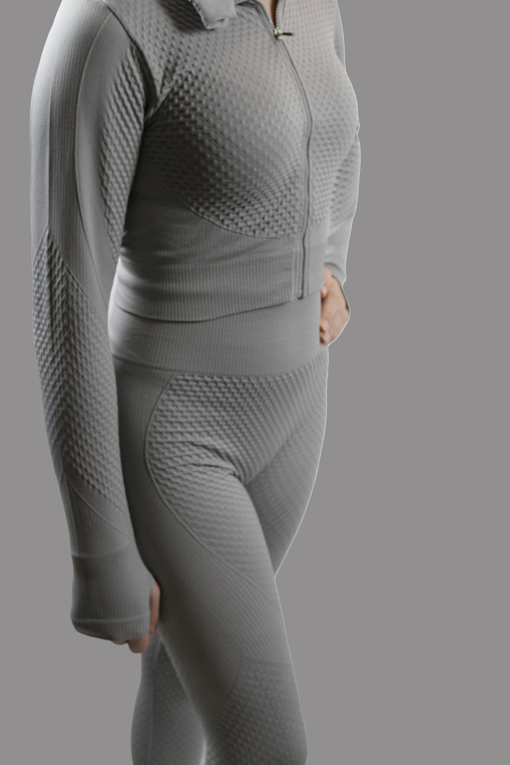 2 Piece Waffle Inspired Activewear Suit